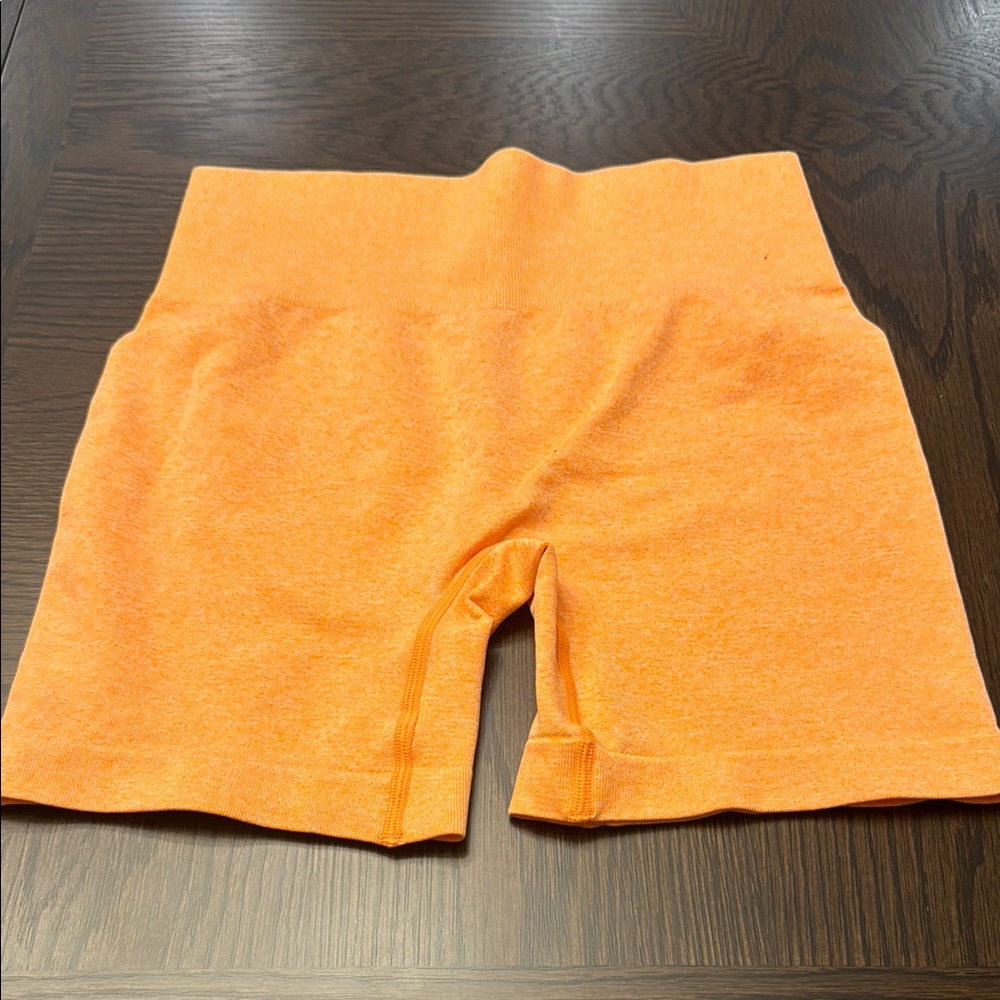 Orange Women's Bike Shorts